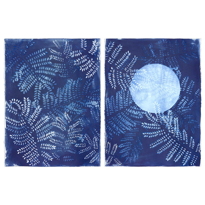 Moon for Being with What's Really Here, Diptych